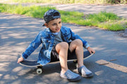 SHOOSHOOS - MERVIN - SHOOSHOOS TODDLER KIDS SHOES WATERPROOF SNEAKERS: UK6 / US7 / Grey