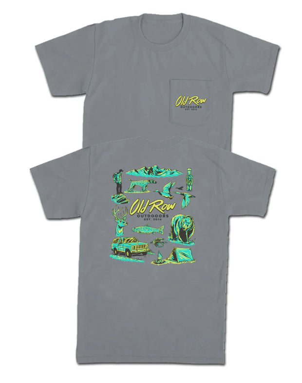 OLD ROW OUTDOORS ICONS POCKET TEE