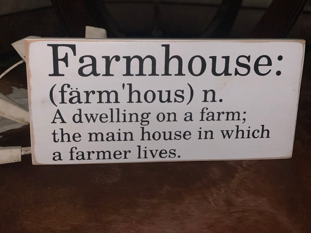 Farmhouse Wall Plaque