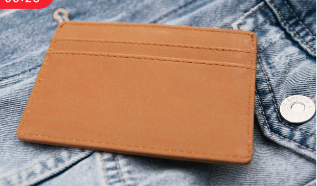 Old South Leather Slim Card Wallet